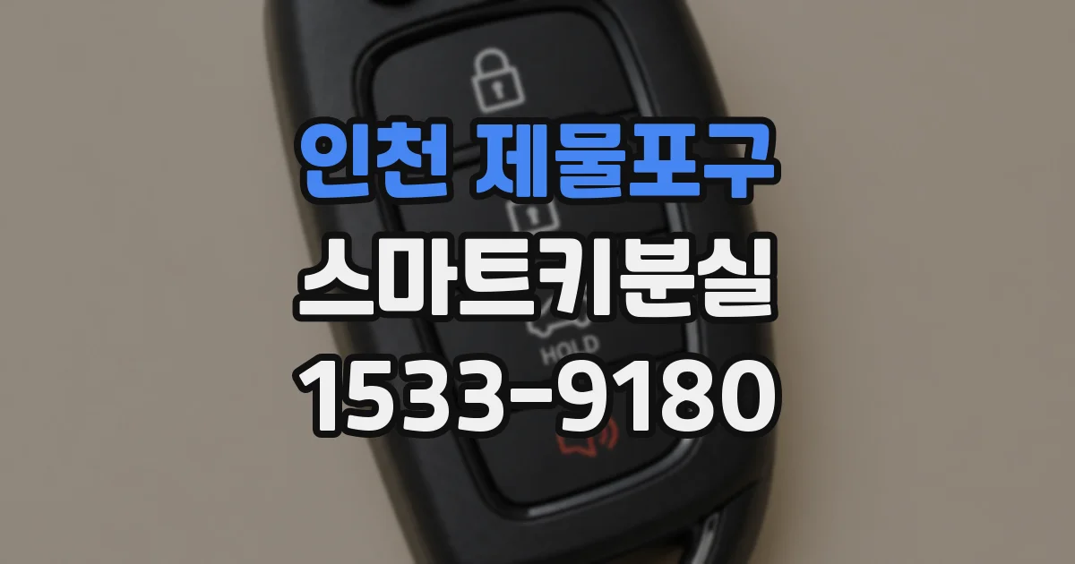 인천 제물포구 스마트키분실