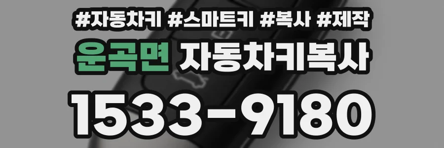 운곡면 자동차키복사