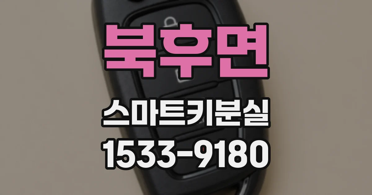 북후면 스마트키분실