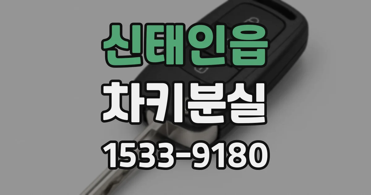 신태인읍 차키분실