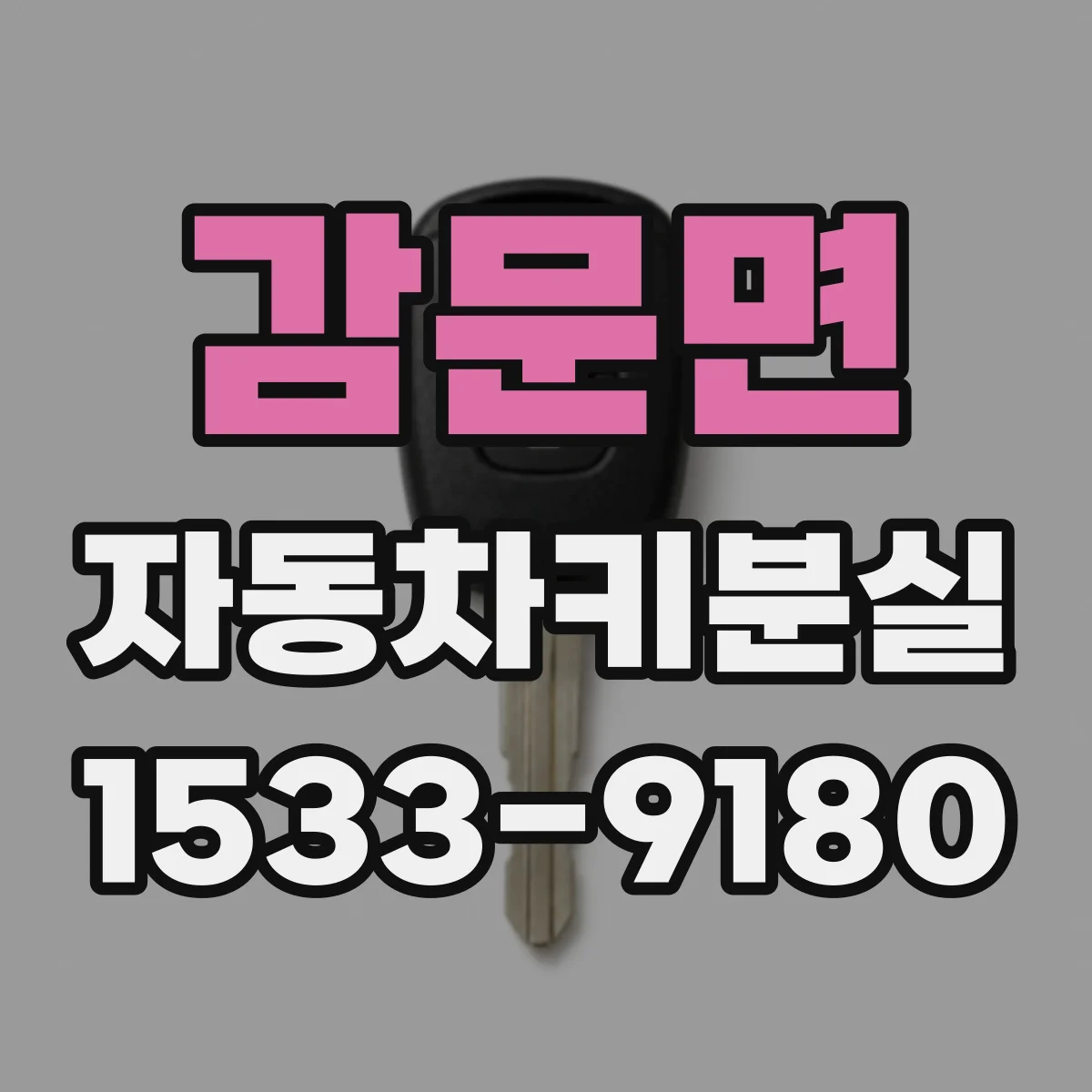 감문면 자동차키분실
