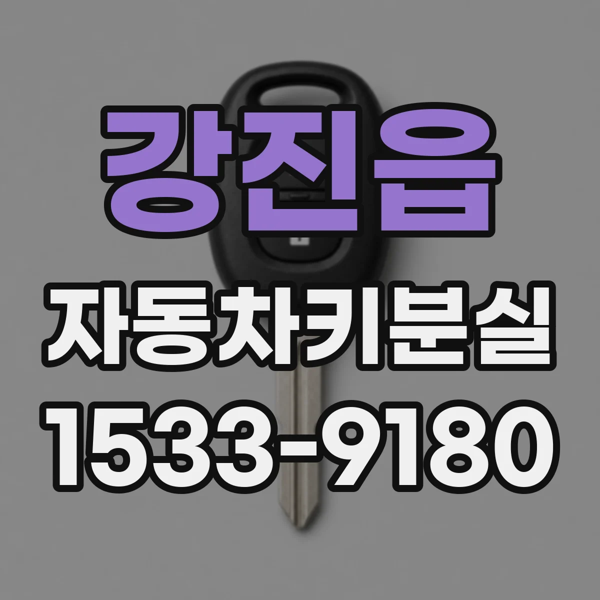 강진읍 자동차키분실
