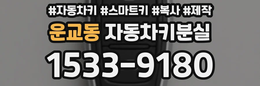 운교동 자동차키분실