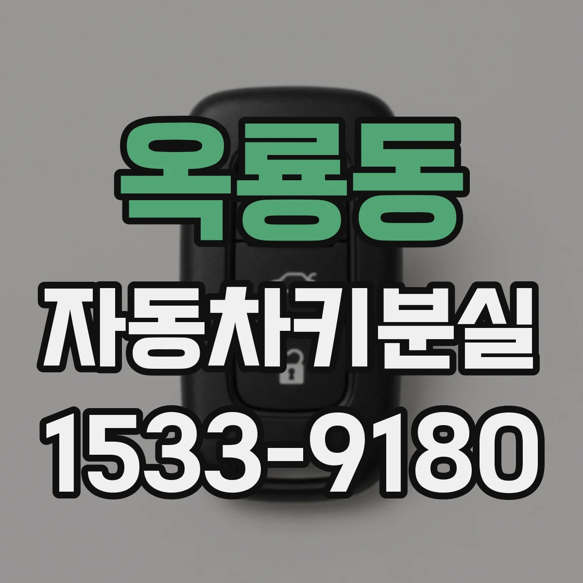 옥룡동 자동차키분실