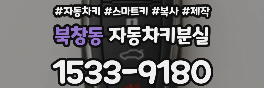 북창동 자동차키분실