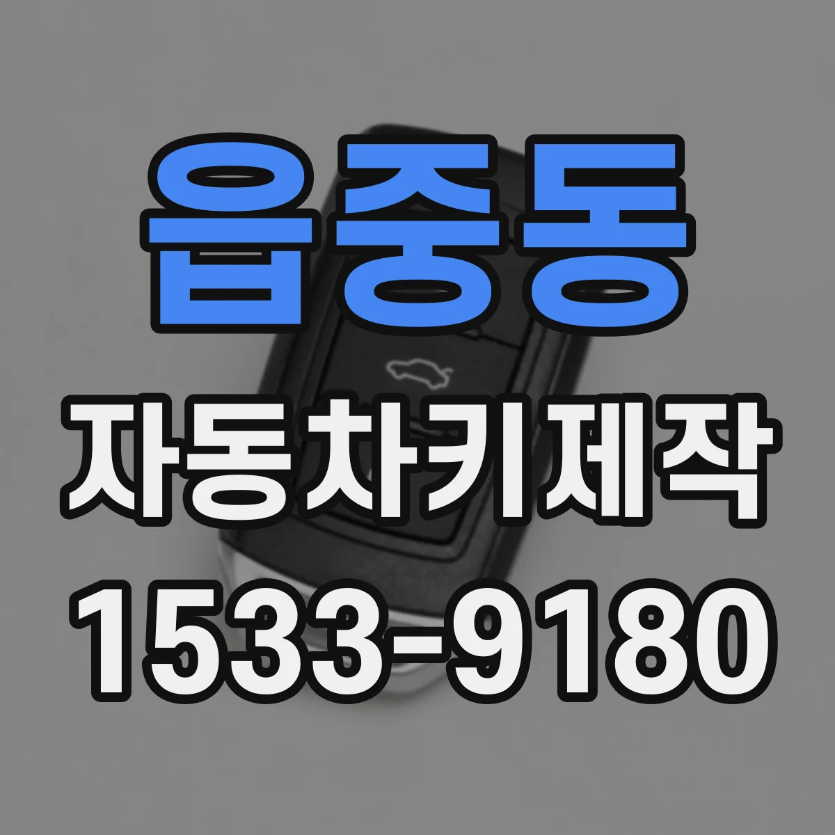 읍중동 자동차키제작