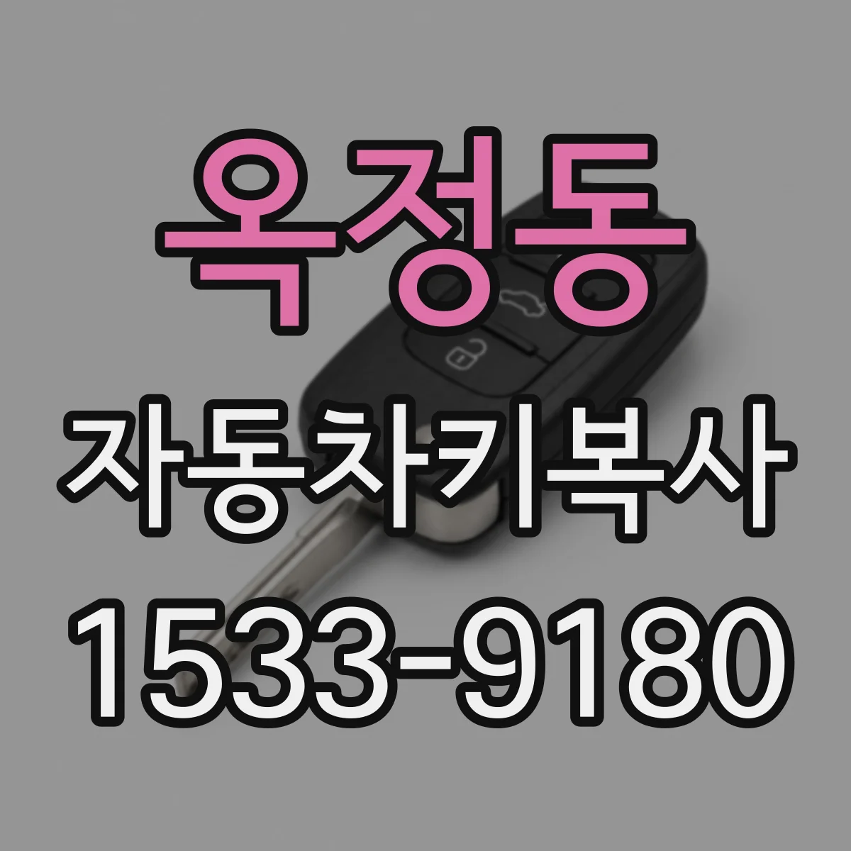 옥정동 자동차키복사