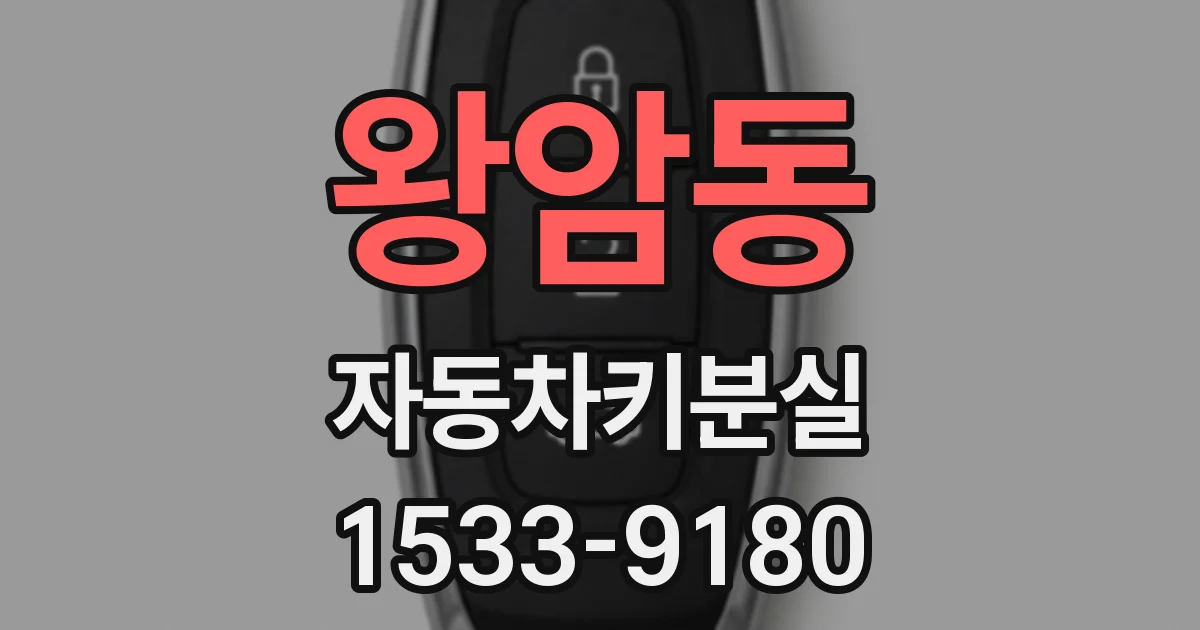 왕암동 자동차키분실