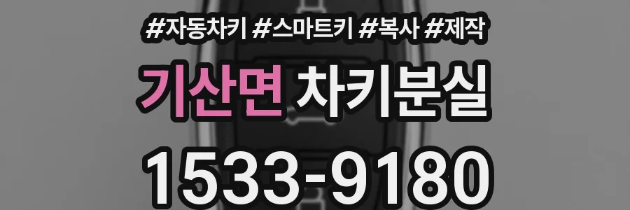 기산면 차키분실