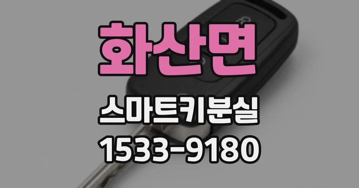 화산면 스마트키분실