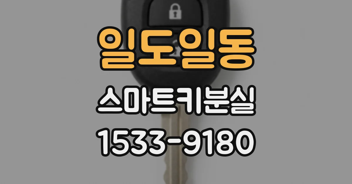 일도일동 스마트키분실