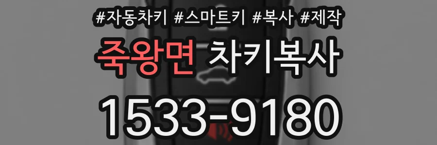 죽왕면 차키복사