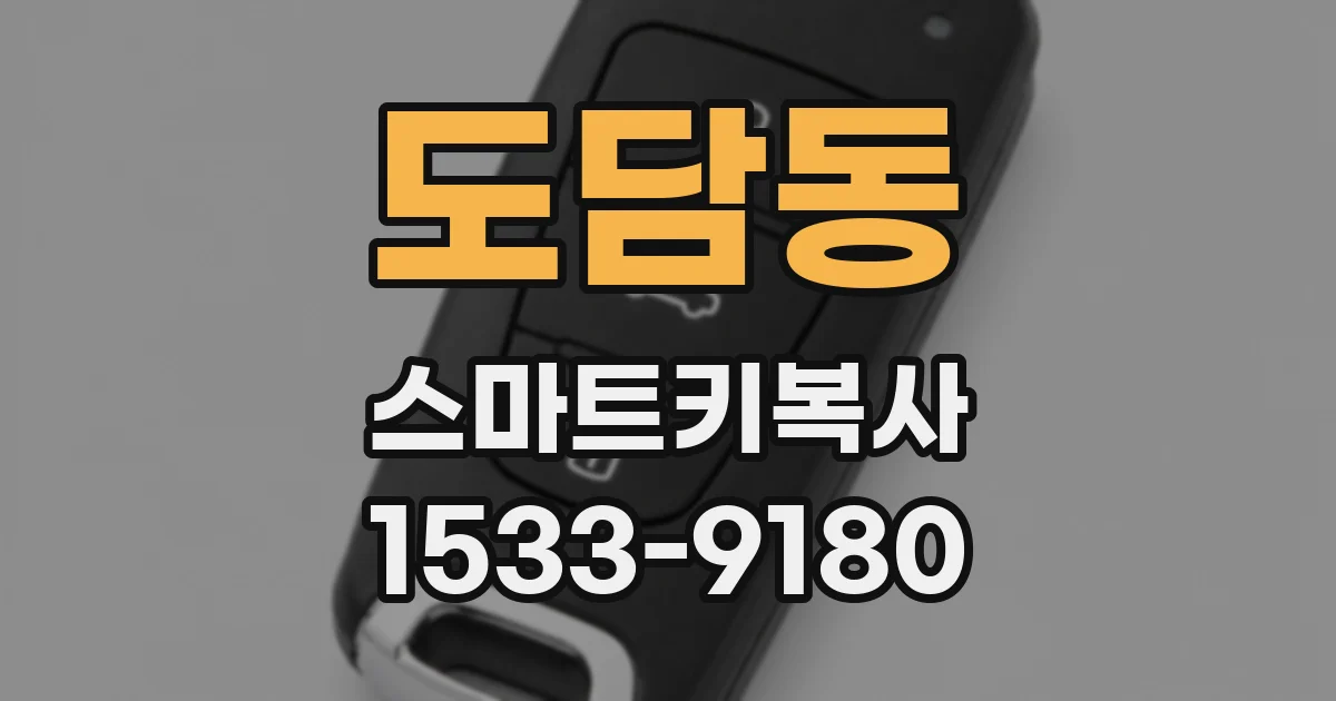 도담동 스마트키복사
