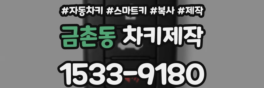 금촌동 차키제작