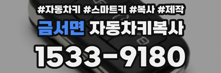금서면 자동차키복사