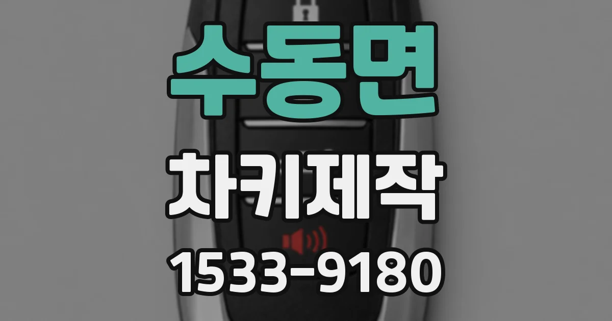수동면 차키제작