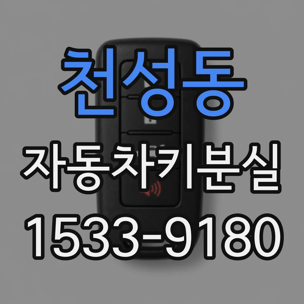 천성동 자동차키분실