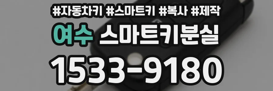 여수 스마트키분실