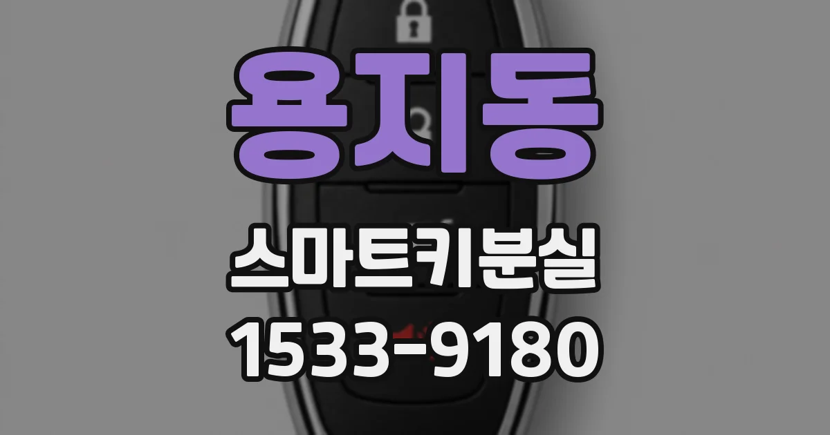 용지동 스마트키분실