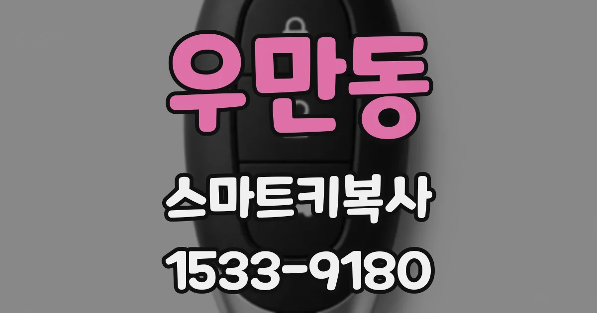 우만동 스마트키복사
