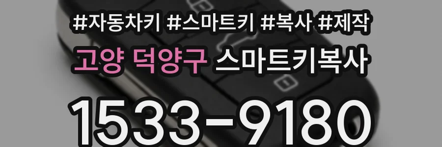 고양 덕양구 스마트키복사