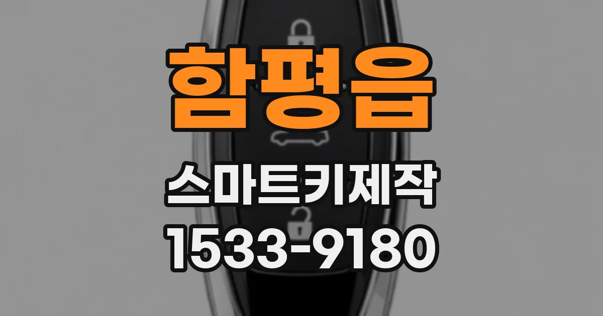 함평읍 스마트키제작