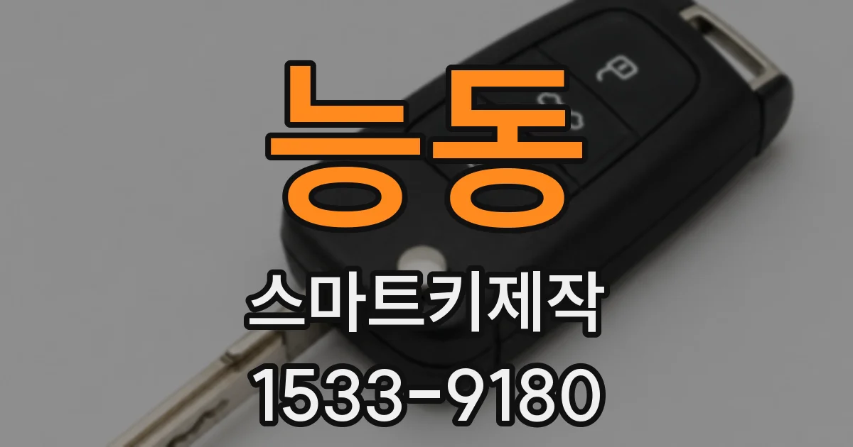 능동 스마트키제작