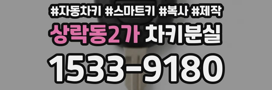 상락동2가 차키분실
