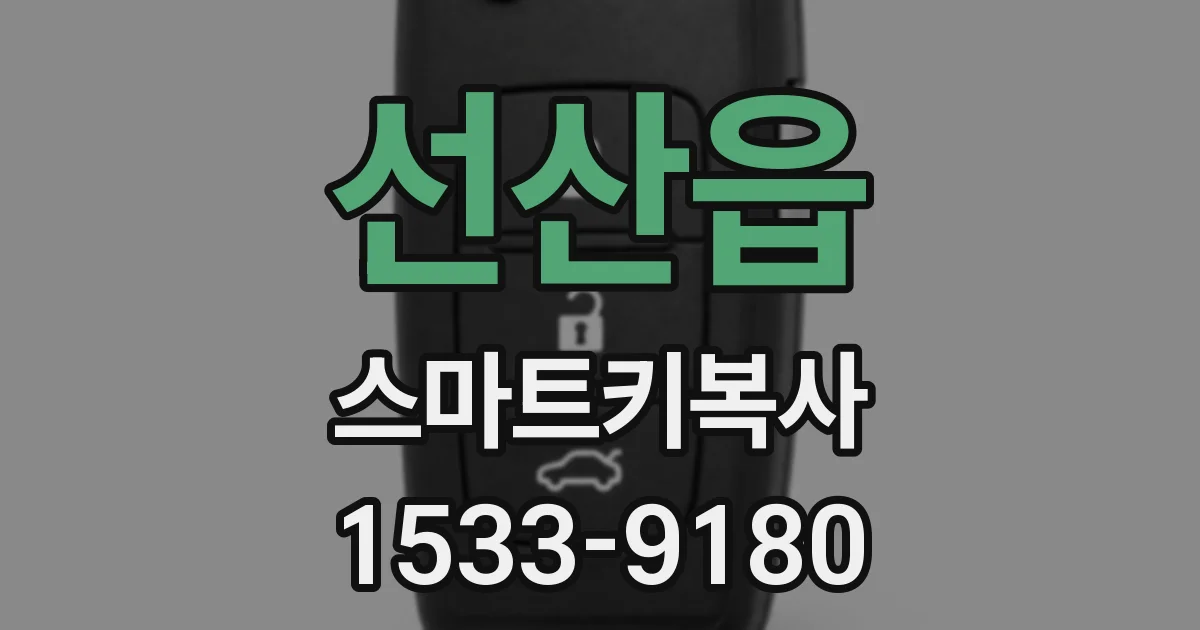 선산읍 스마트키복사