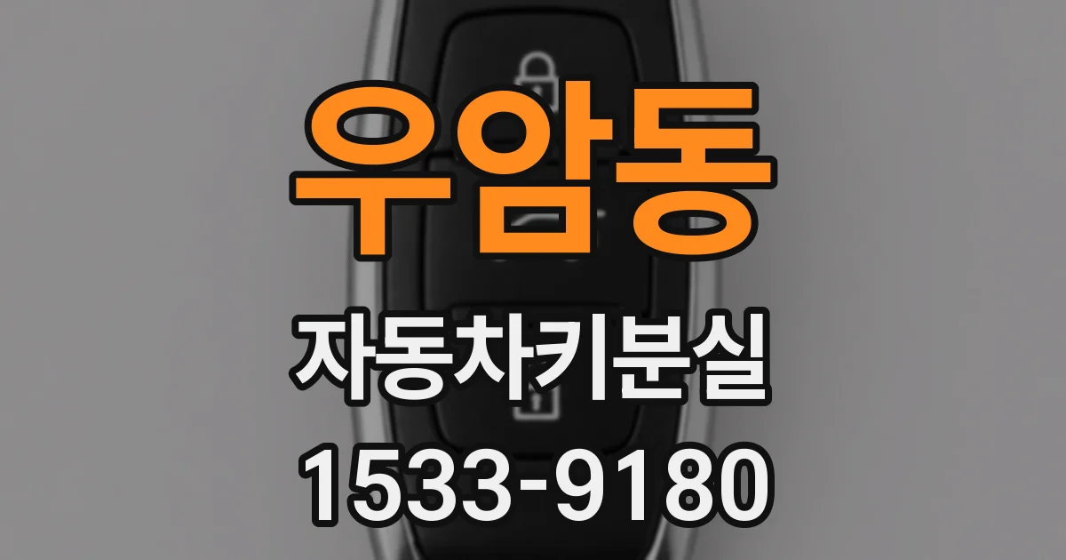 우암동 자동차키분실