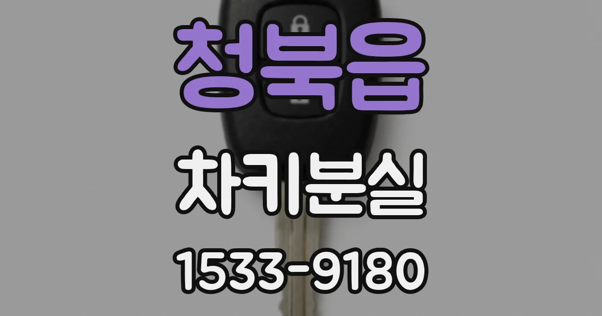 청북읍 차키분실