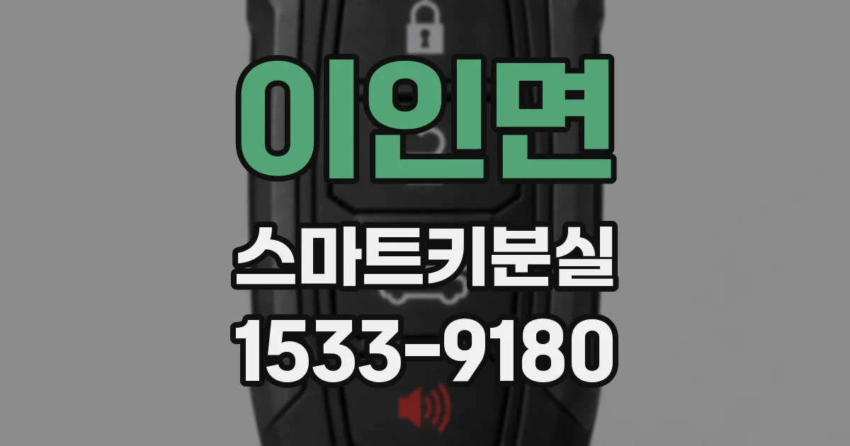 이인면 스마트키분실