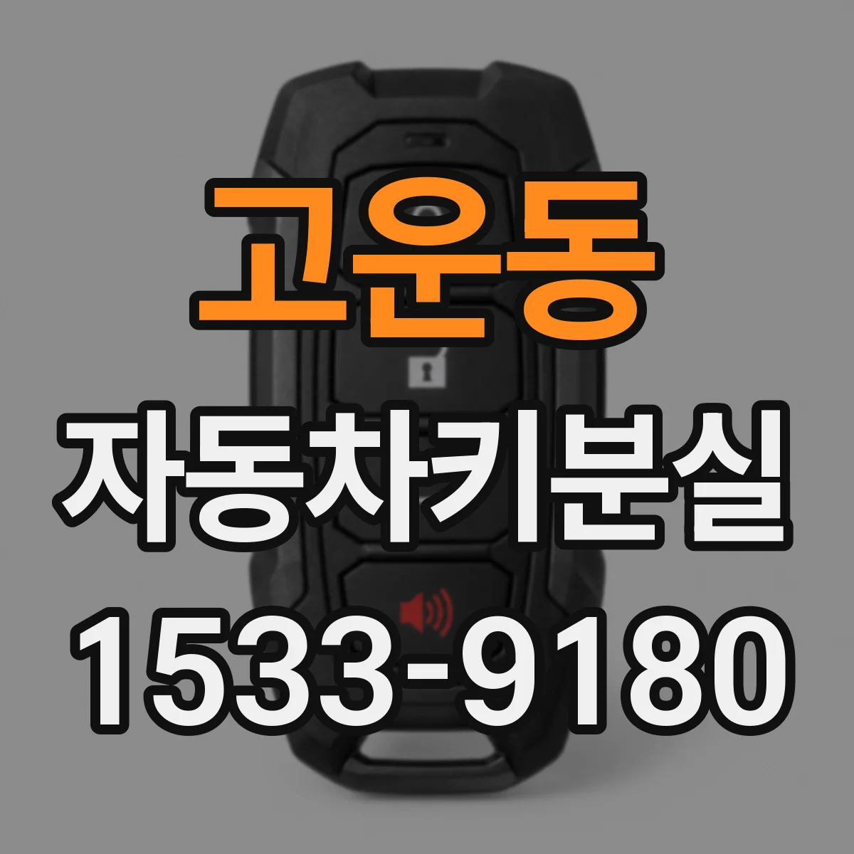 고운동 자동차키분실