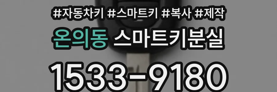 온의동 스마트키분실