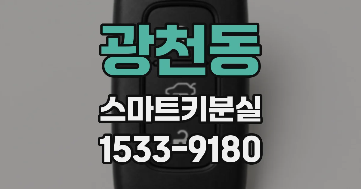 광천동 스마트키분실