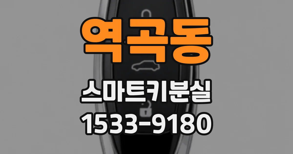 역곡동 스마트키분실
