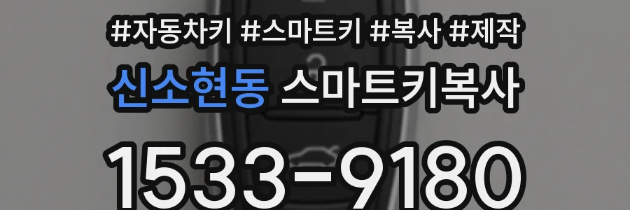 신소현동 스마트키복사