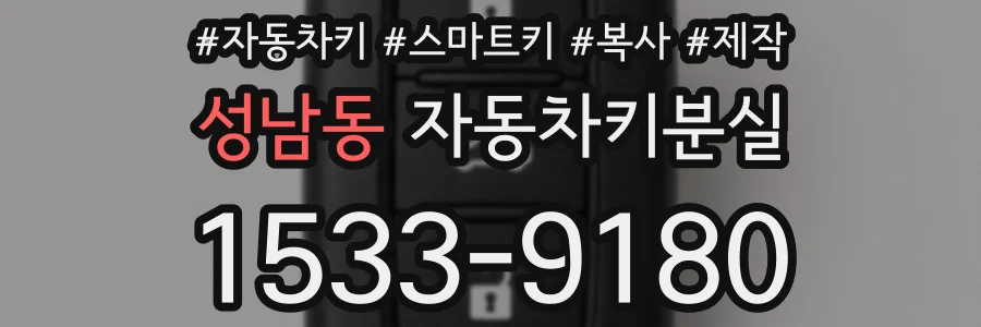 성남동 자동차키분실