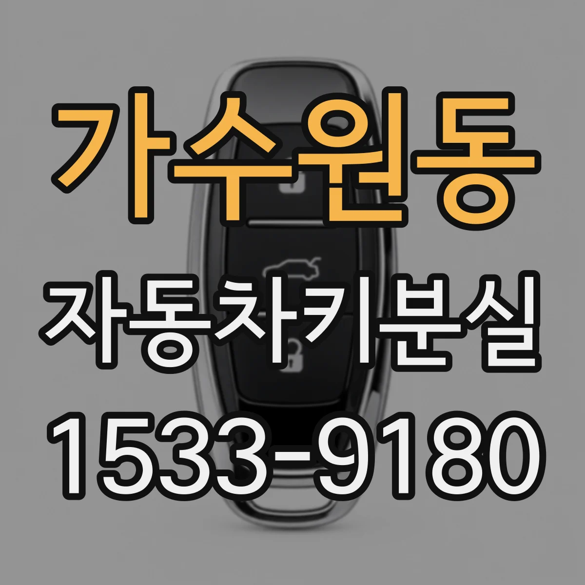 가수원동 자동차키분실