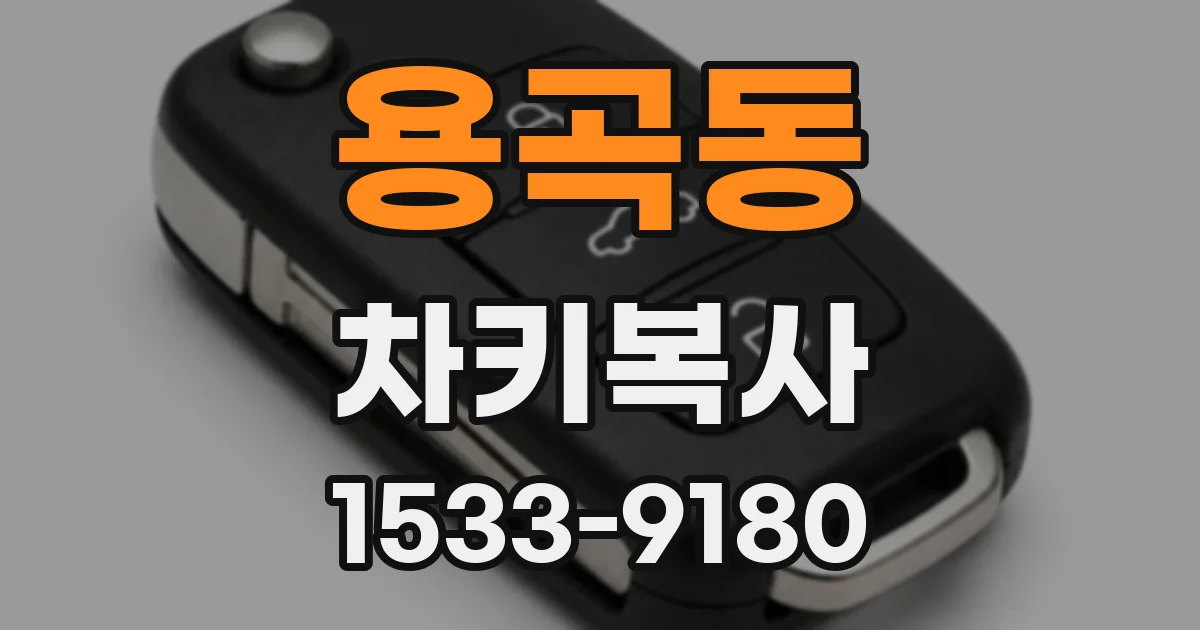 용곡동 차키복사