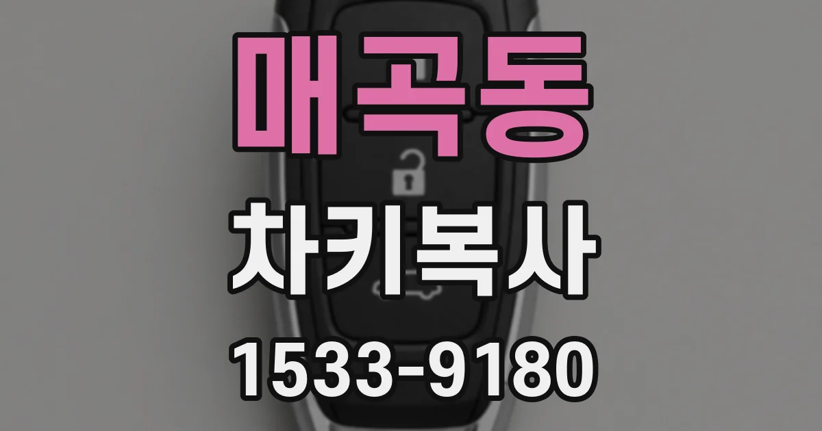 매곡동 차키복사
