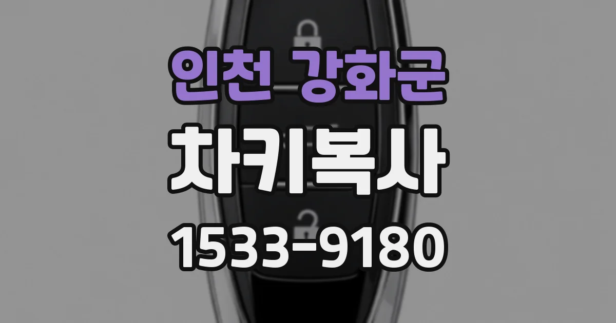 인천 강화군 차키복사