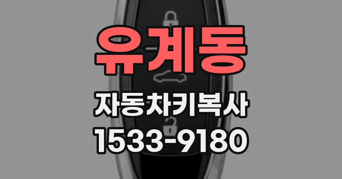 유계동 자동차키복사
