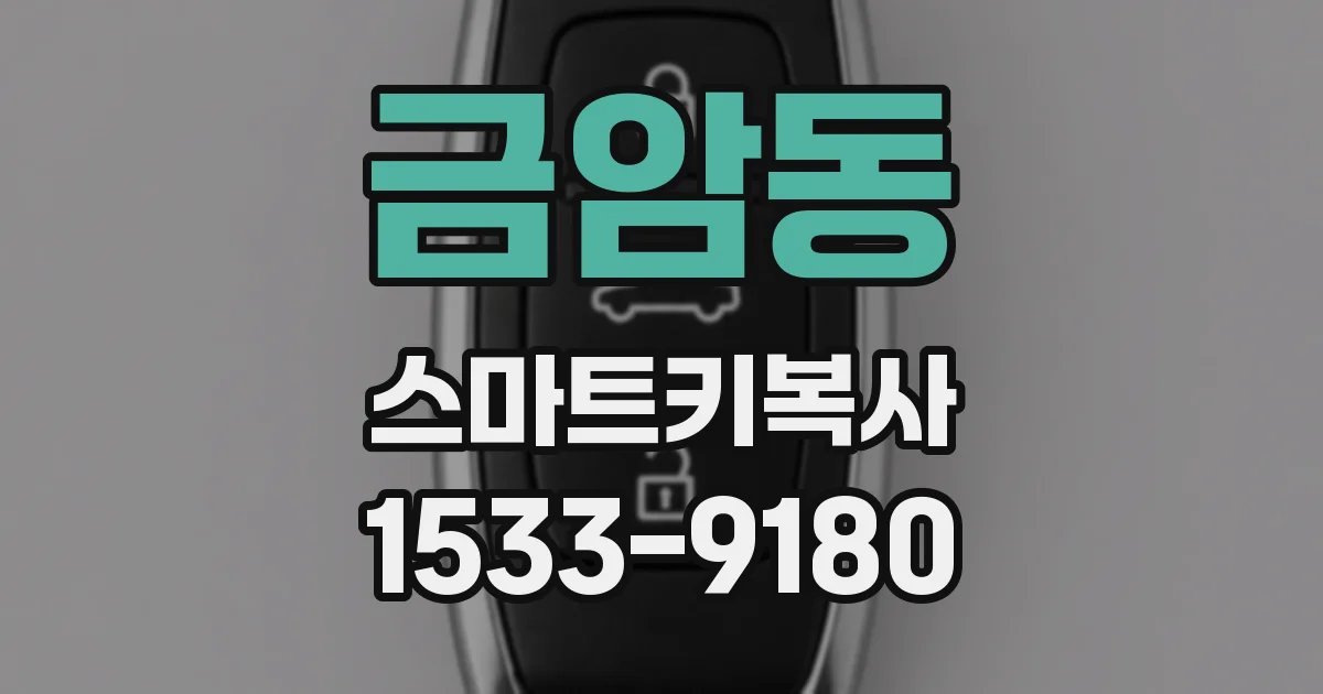 금암동 스마트키복사
