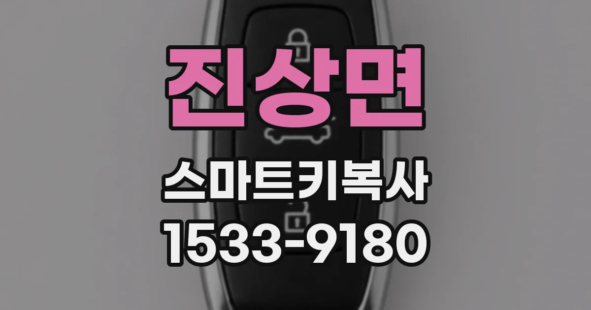 진상면 스마트키복사