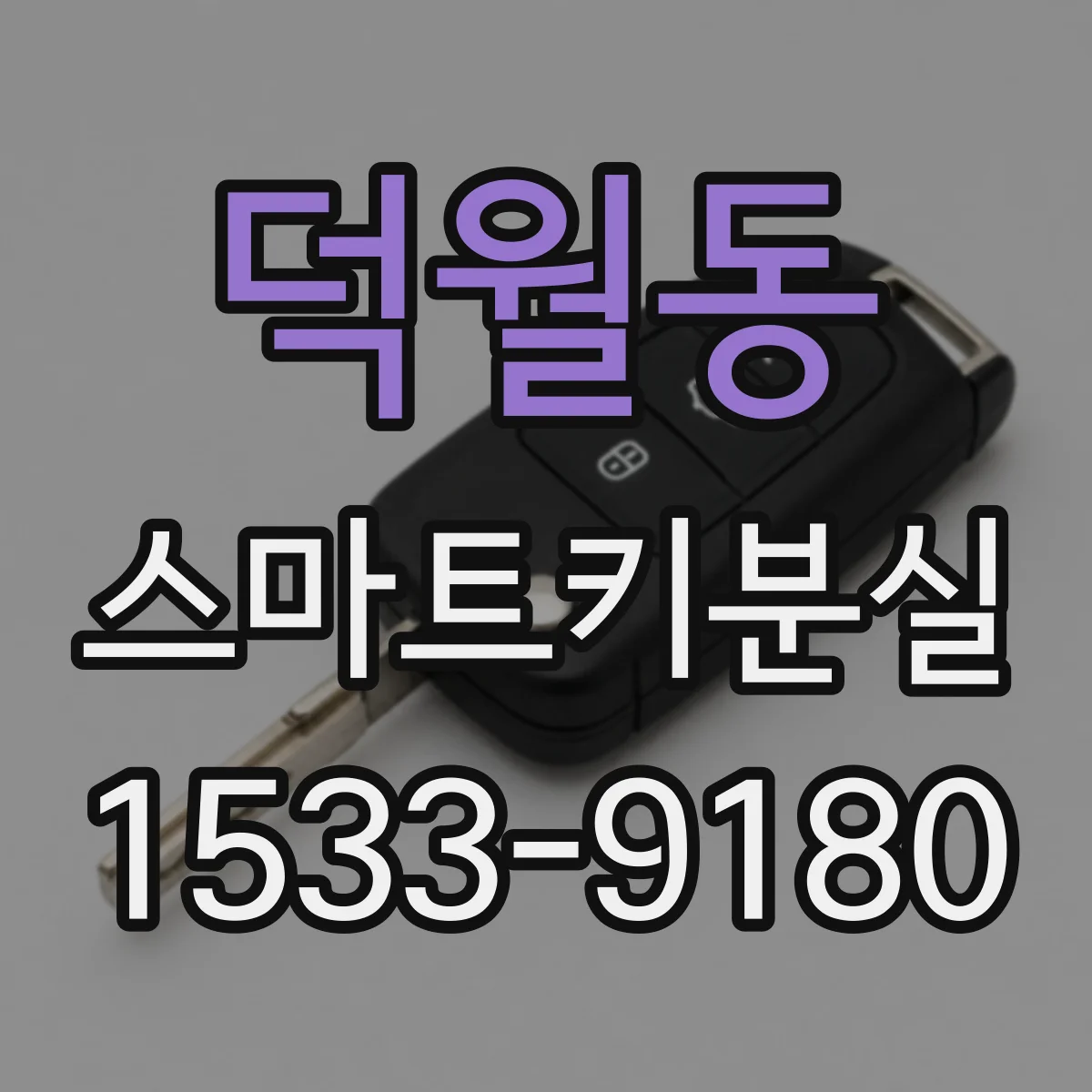 덕월동 스마트키분실