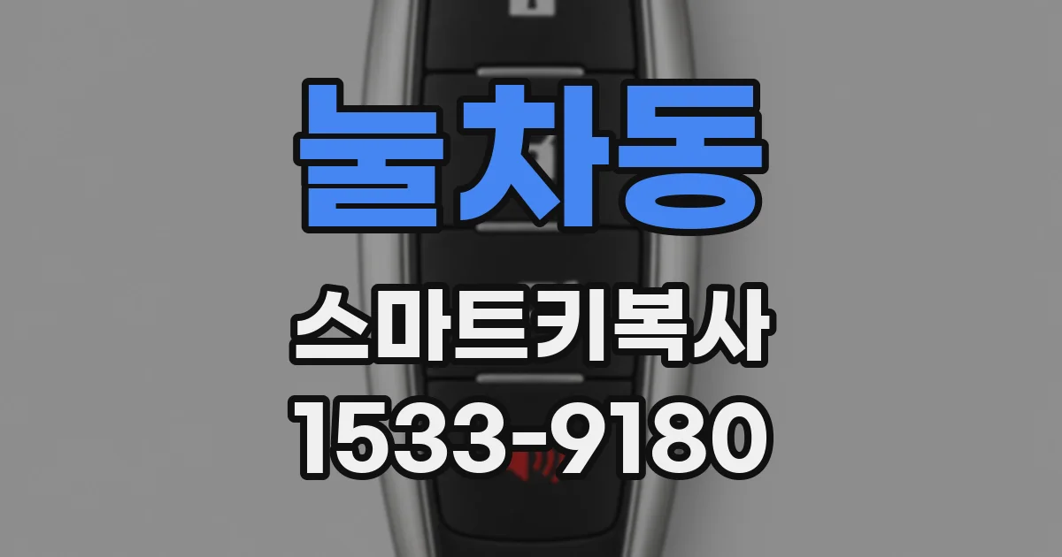 눌차동 스마트키복사