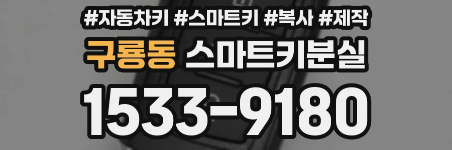구룡동 스마트키분실