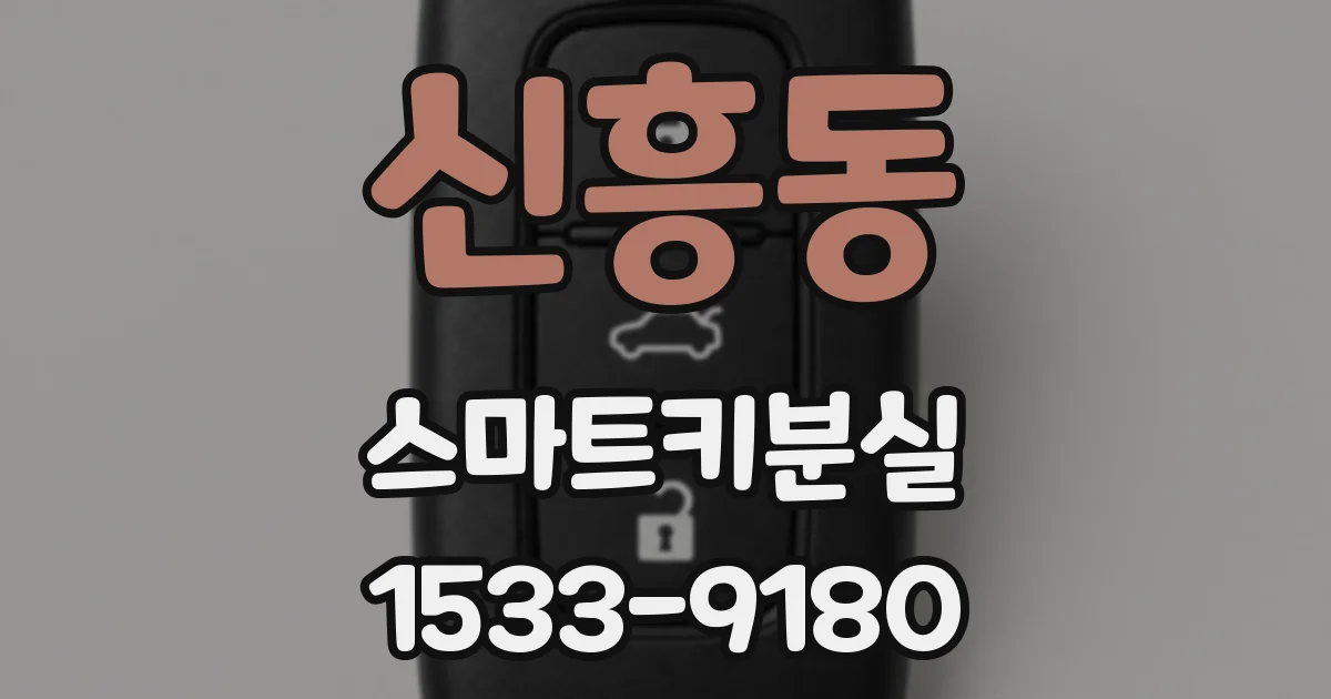 신흥동 스마트키분실
