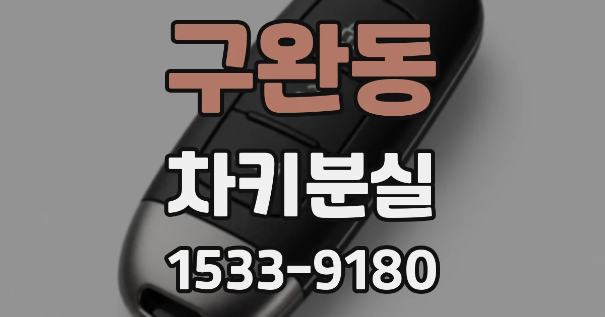 구완동 차키분실